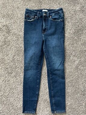 Good American Indigo High-Rise Skinny Jeans